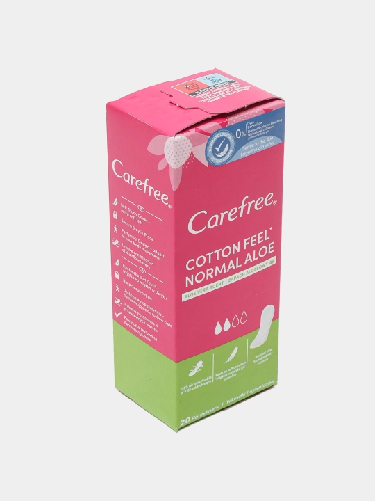 Прокладки Carefree, алоэ, воздухопроницаемые, 20 шт
