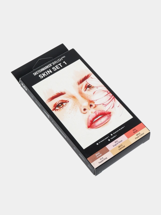 Набор маркеров SKETCHMARKER Brush Skin 1, 6 штук