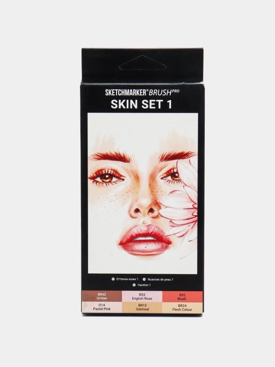 Набор маркеров SKETCHMARKER Brush Skin 1, 6 штук - 