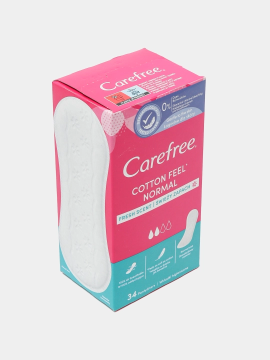 Прокладки ежедневные Carefree Cotton Fresh, ароматизированные, 34 шт