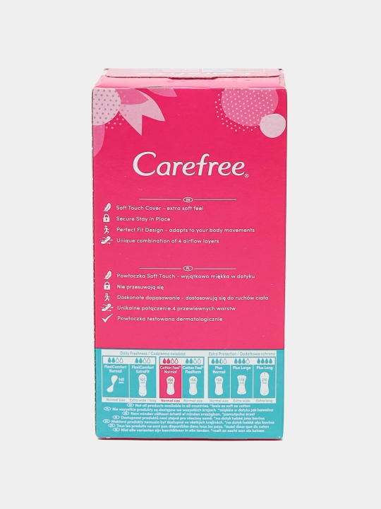 Прокладки ежедневные Carefree Cotton Fresh, ароматизированные, 34 шт