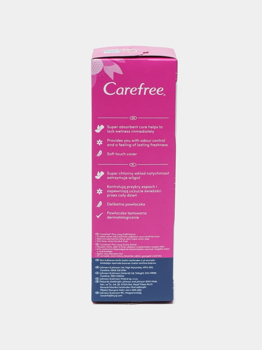 Ежедневные прокладки Carefree plus Long, 24 шт