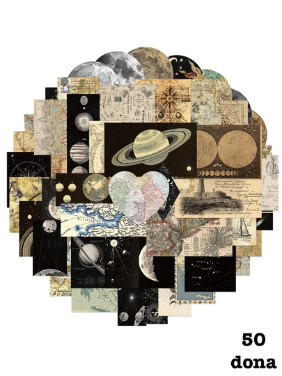 Наклейки, стикеры "Космонавт, ракета, планеты, космос, NASA, луна, галактика" — МИРКАНЦ-КОСНАВТ-БЕЖЕВ