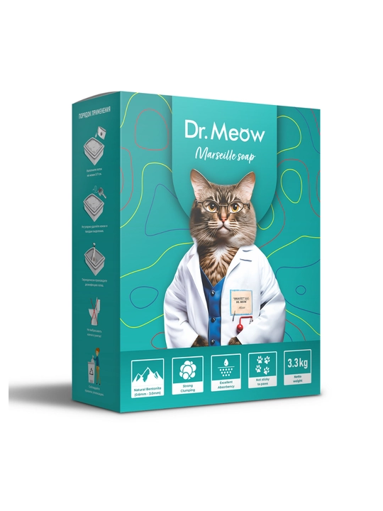 Наполнитель для кошачьего туалета Dr.Meow Marseille Soap - 
