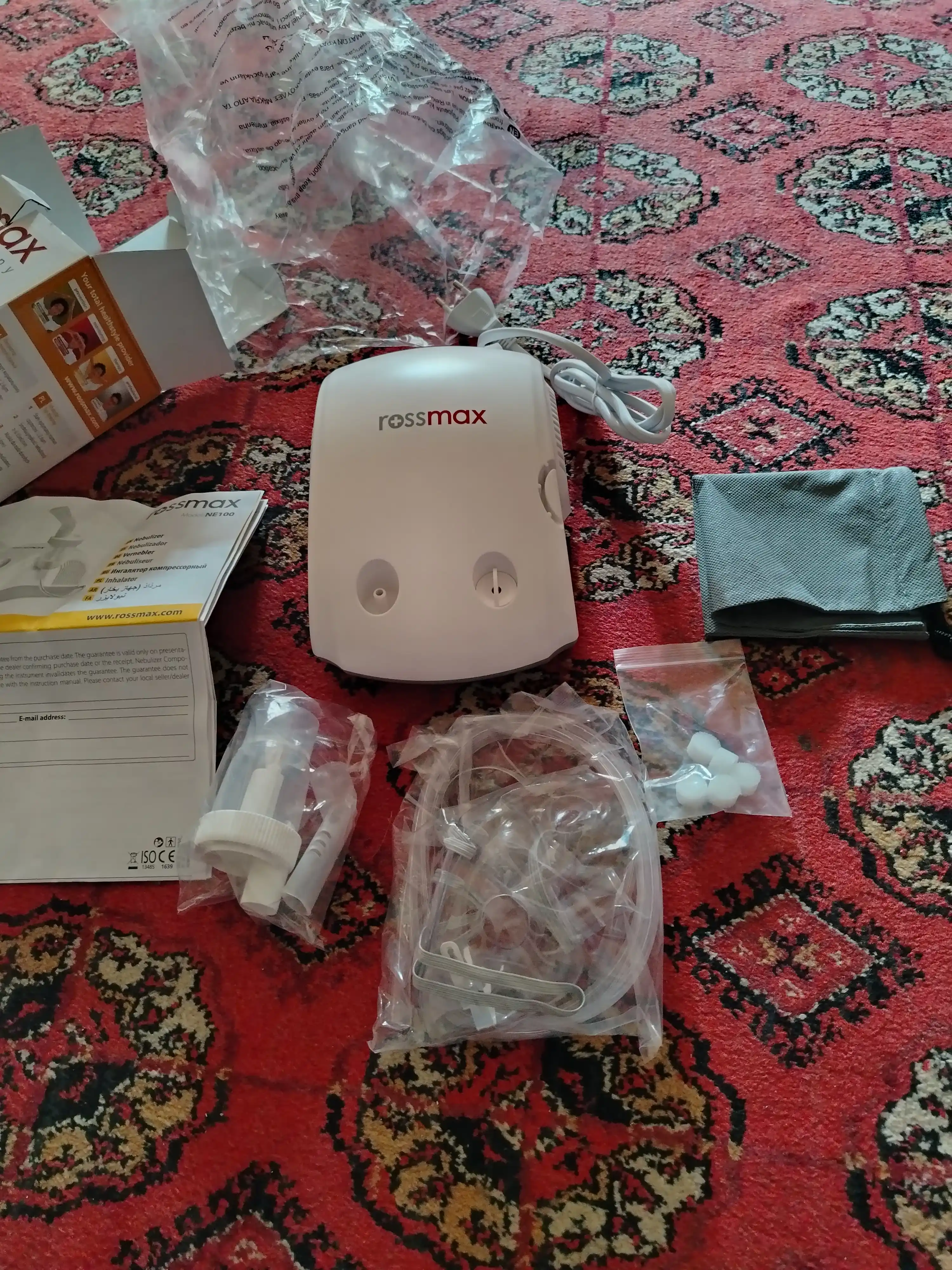 Kompressorlik ingalyator Nebulayzer NE100 Rossmax Swiss
