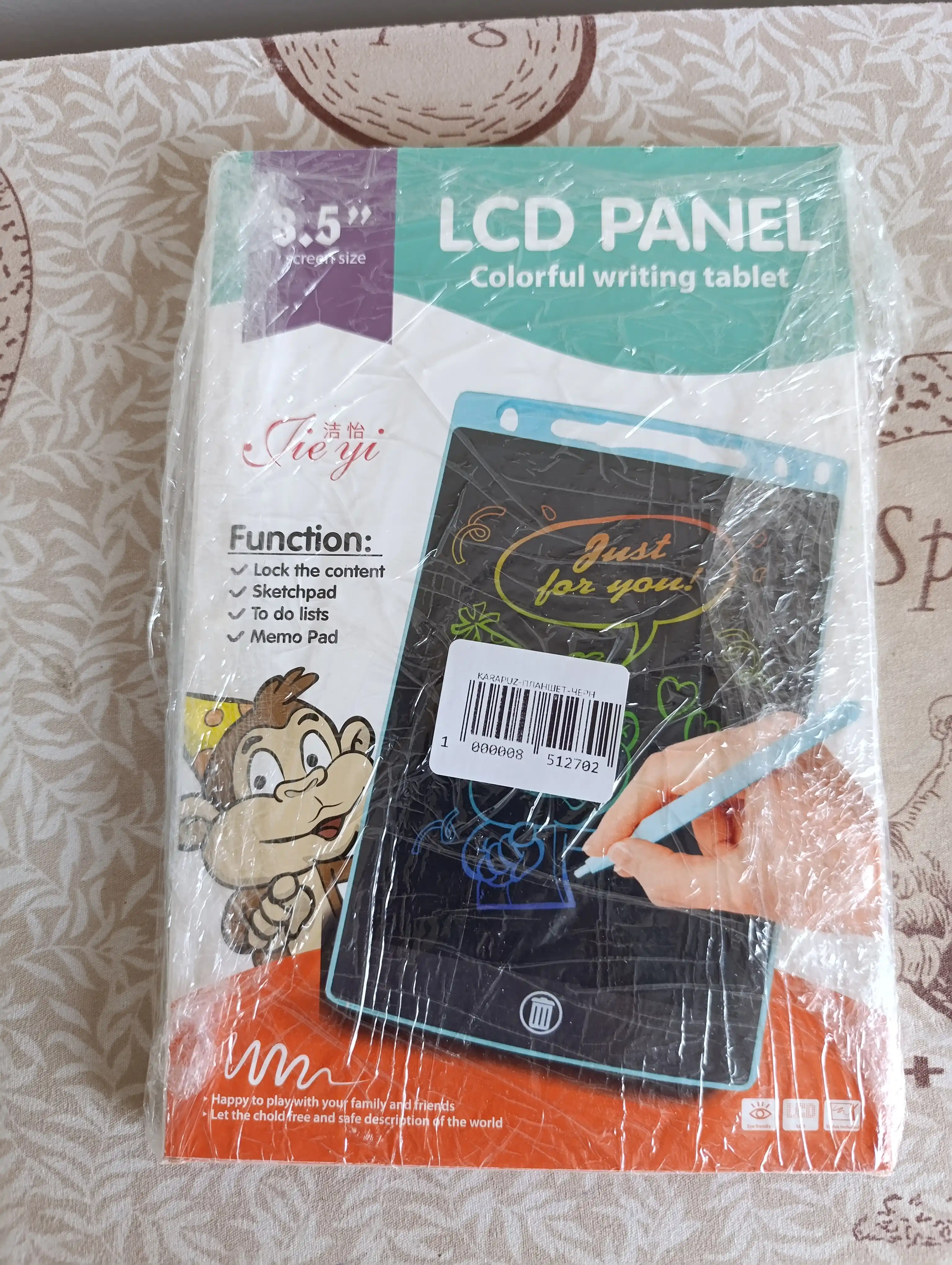 Графический LCD планшет для рисования, электронная доска со стилусом, 8.5"