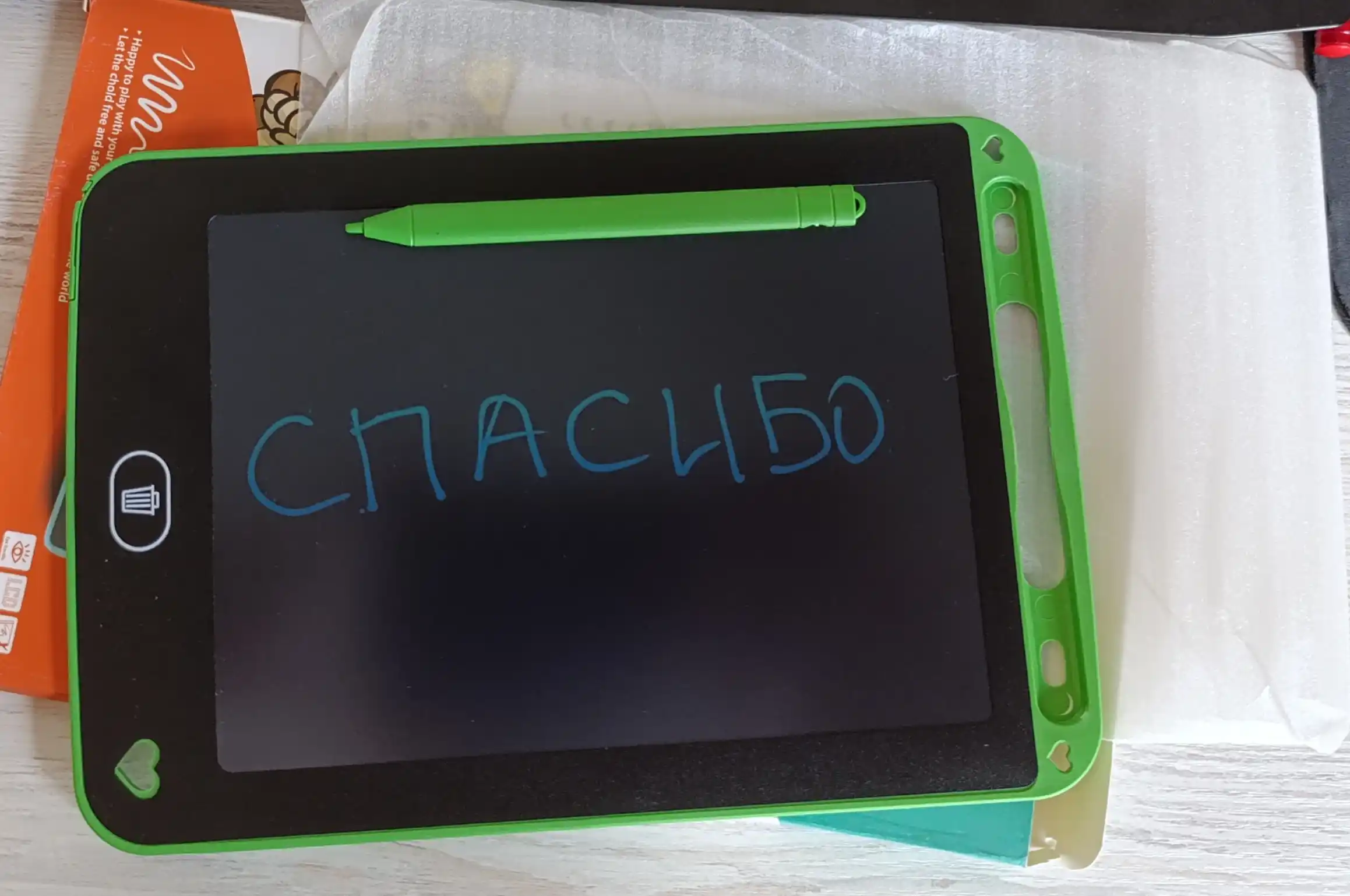 Графический LCD планшет для рисования, электронная доска со стилусом, 8.5"
