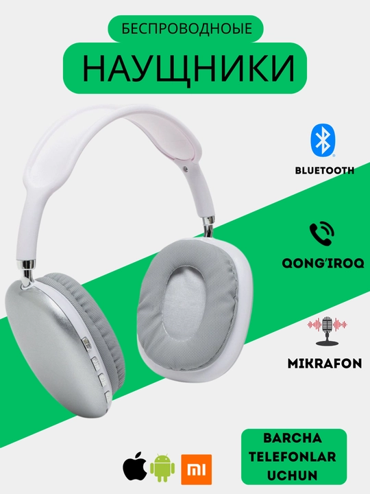 P9 Simsiz Bluetooth minigarnituralari, Quloq ichidagi mikrofonli to'liq o'lchamli - 
