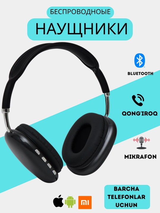 P9 Simsiz Bluetooth minigarnituralari, Quloq ichidagi mikrofonli to'liq o'lchamli - 