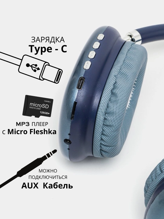 P9 Simsiz Bluetooth minigarnituralari, Quloq ichidagi mikrofonli to'liq o'lchamli