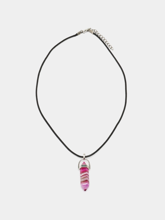 Lilak agat kristalli - 