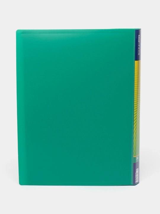 Plastik papka 30 ta fayl A4, yashil F37603-04 01517