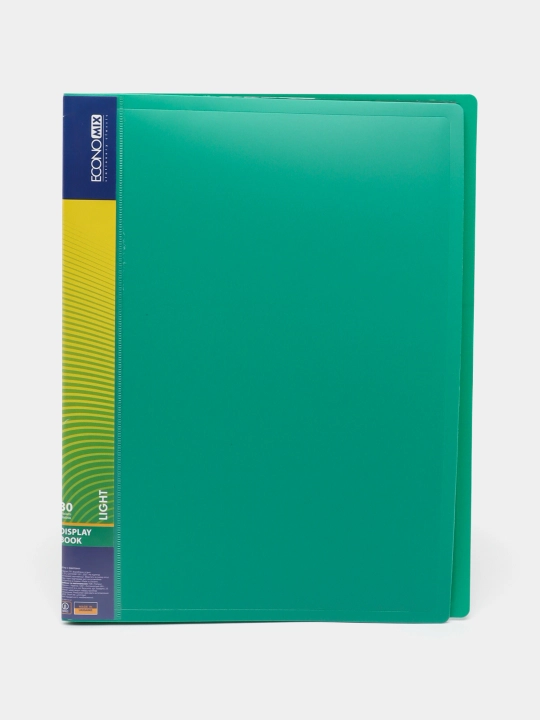 Plastik papka 30 ta fayl A4, yashil F37603-04 01517