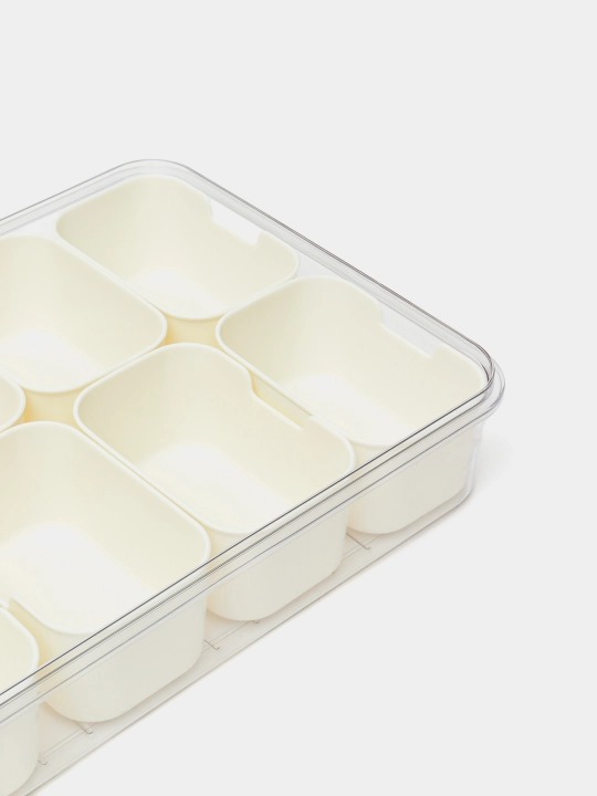 Контейнер с прочной крышкой для хранения мелких вещей и продуктов питания
