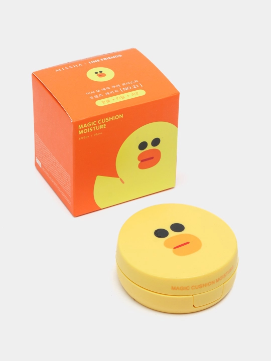 Yuz uchun tonal krem-upasi Magic Cushion Moisture 21, zaxira blok bilan, SPF50+, РА+++ - 