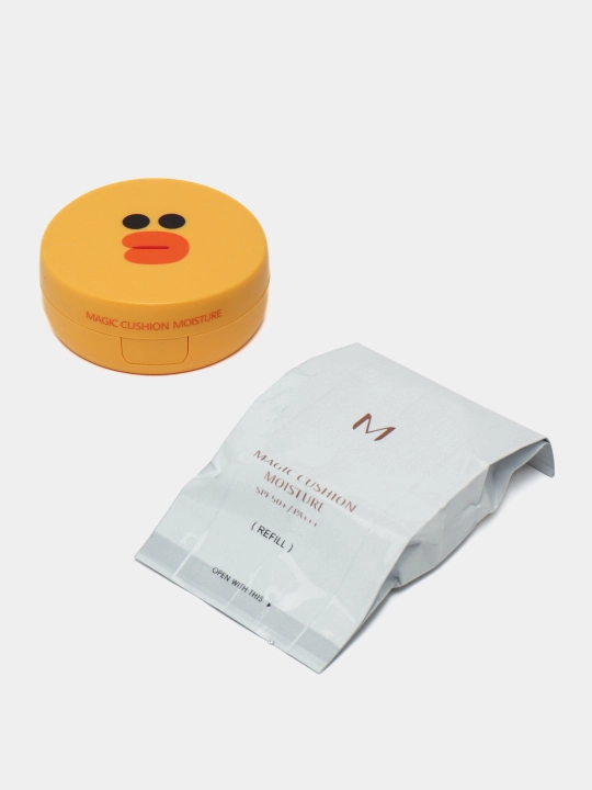 Тональная крем-пудра для лица Magic Cushion Moisture 21, с запасным блоком, SPF50+, РА+++