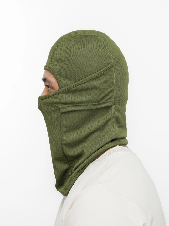 Yuz va boshni himoya qilish uchun qora niqob, bahor-yoz, mototsikl uchun