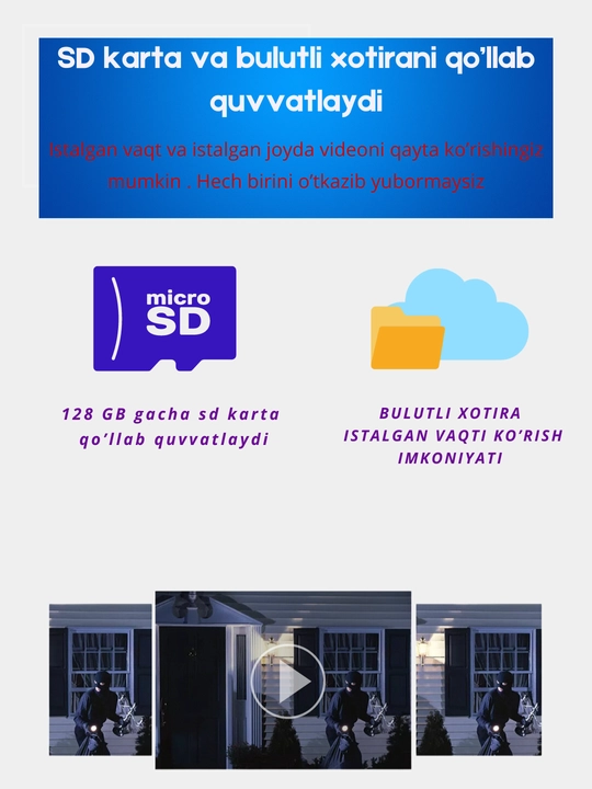 4G sim kartali kamera, 2 linzali, xavfsizlik kamerasi, Smart PTZ Camera, V380 PRO