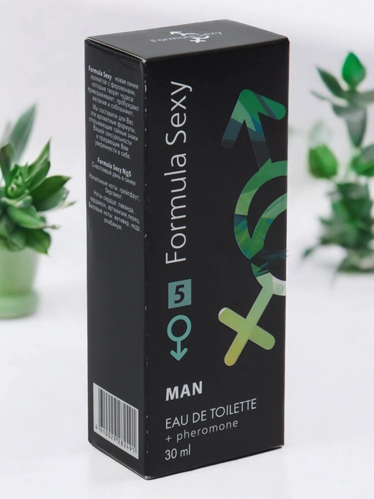 Erkaklar va ayollar uchun xushbo'ylangan suv "Formula Sexy", feromonli, 30 ml