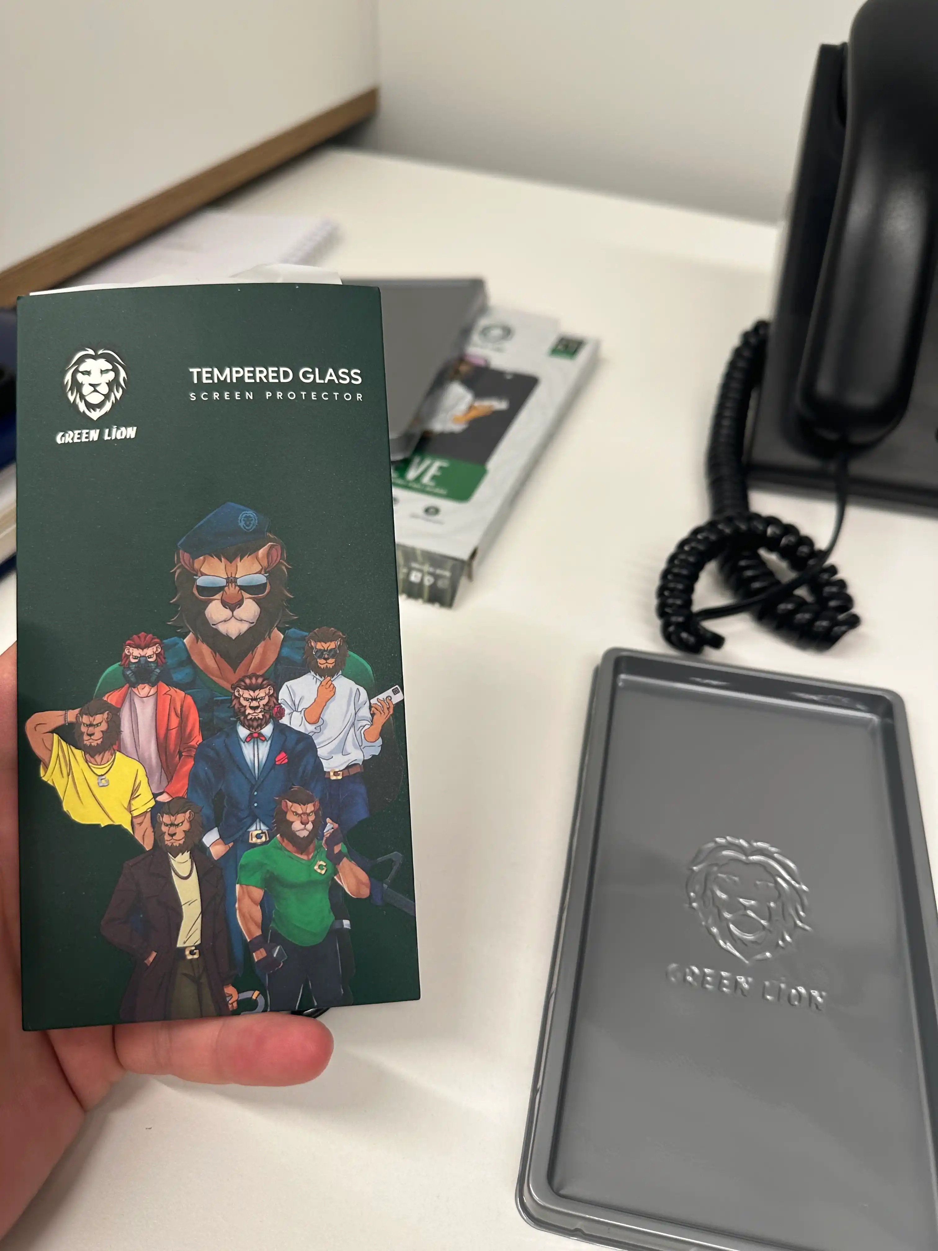 Защитное стекло Green Lion для iPhone 14/13/15 Pro max затемненнoe и прозрачное 17 ПРО МАХ