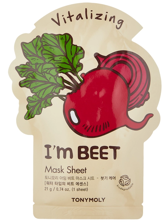 Yuz uchun matoli niqob Tony Moly I’m Mask Sheet, 21 g, yuz uchun, elastiklik va tonus