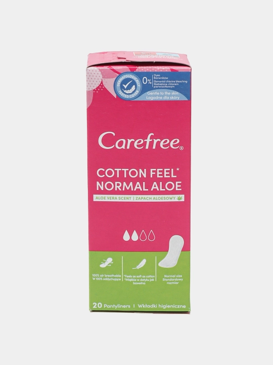 Прокладки Carefree, алоэ, воздухопроницаемые, 20 шт