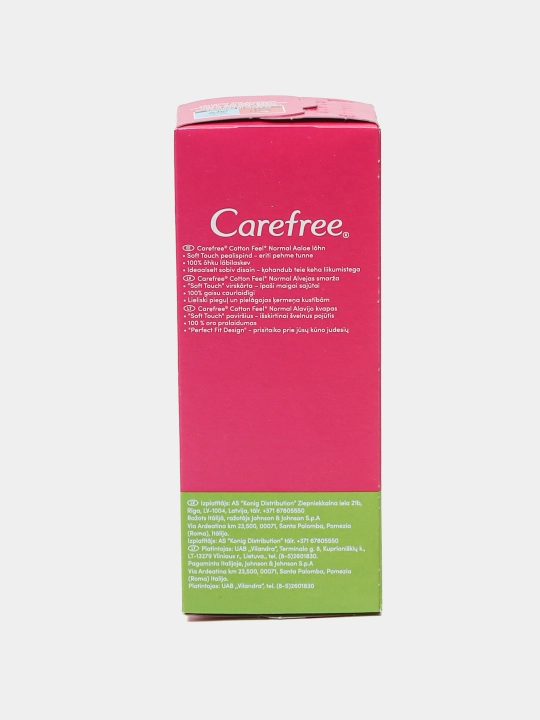 Прокладки Carefree, алоэ, воздухопроницаемые, 20 шт