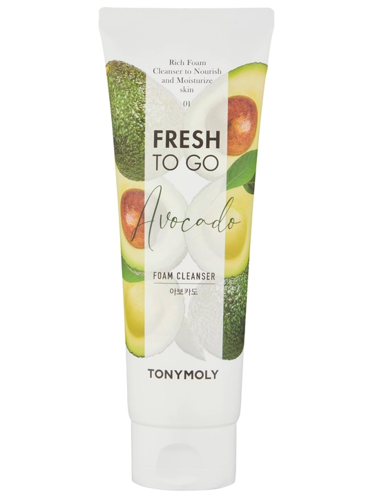 Пенка для умывания TONYMOLY Fresh To Go, 170 мл, 3 вида, авокадо, рис, гранат