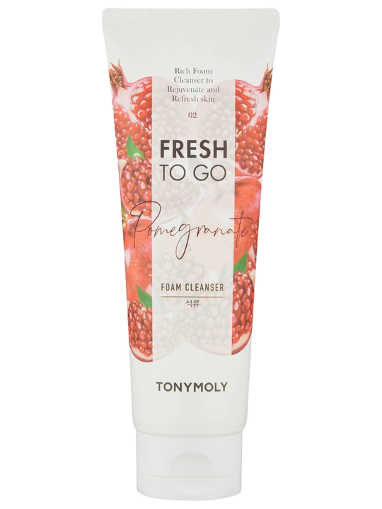 Пенка для умывания TONYMOLY Fresh To Go, 170 мл, 3 вида, авокадо, рис, гранат