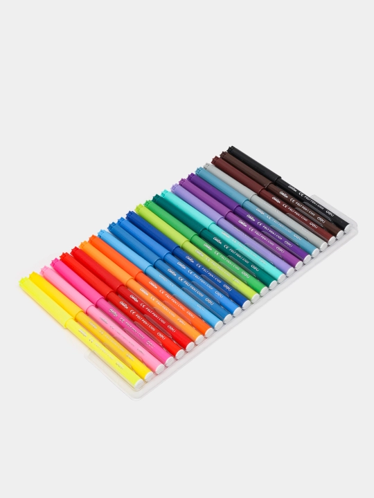 Фломастер смываемый (24 цв) Deli EC10020