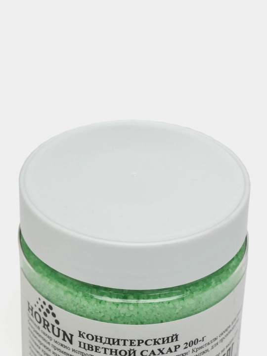 Qandolat mahsulotlari uchun rangli shakar "HORUN", 200 gr