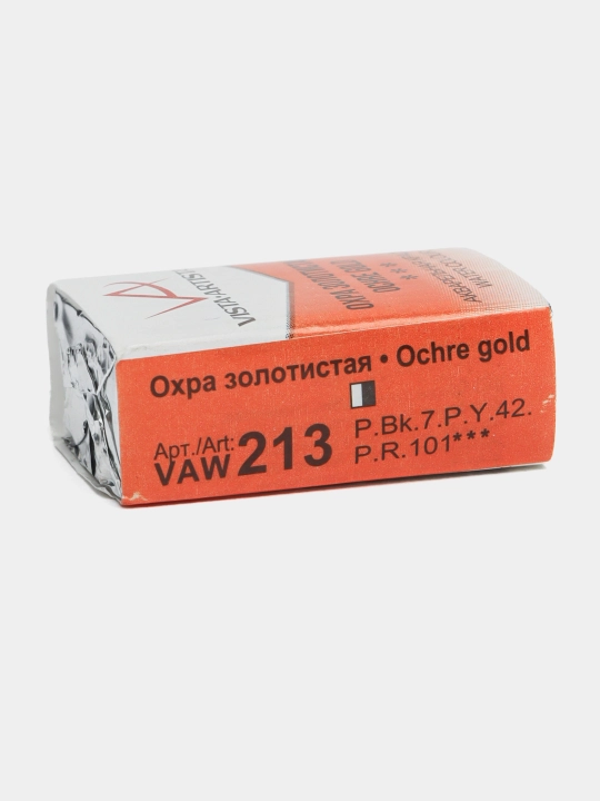 Akvarel bo'yoq Vista-Artista Studio, VAW, 213 oltin oxra rangi, 2.5 ml