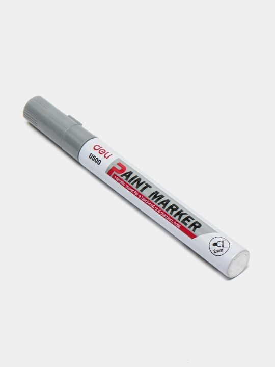 Deli U500-SL markeri, kulrang, 2 mm
