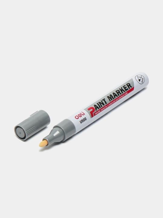 Deli U500-SL markeri, kulrang, 2 mm