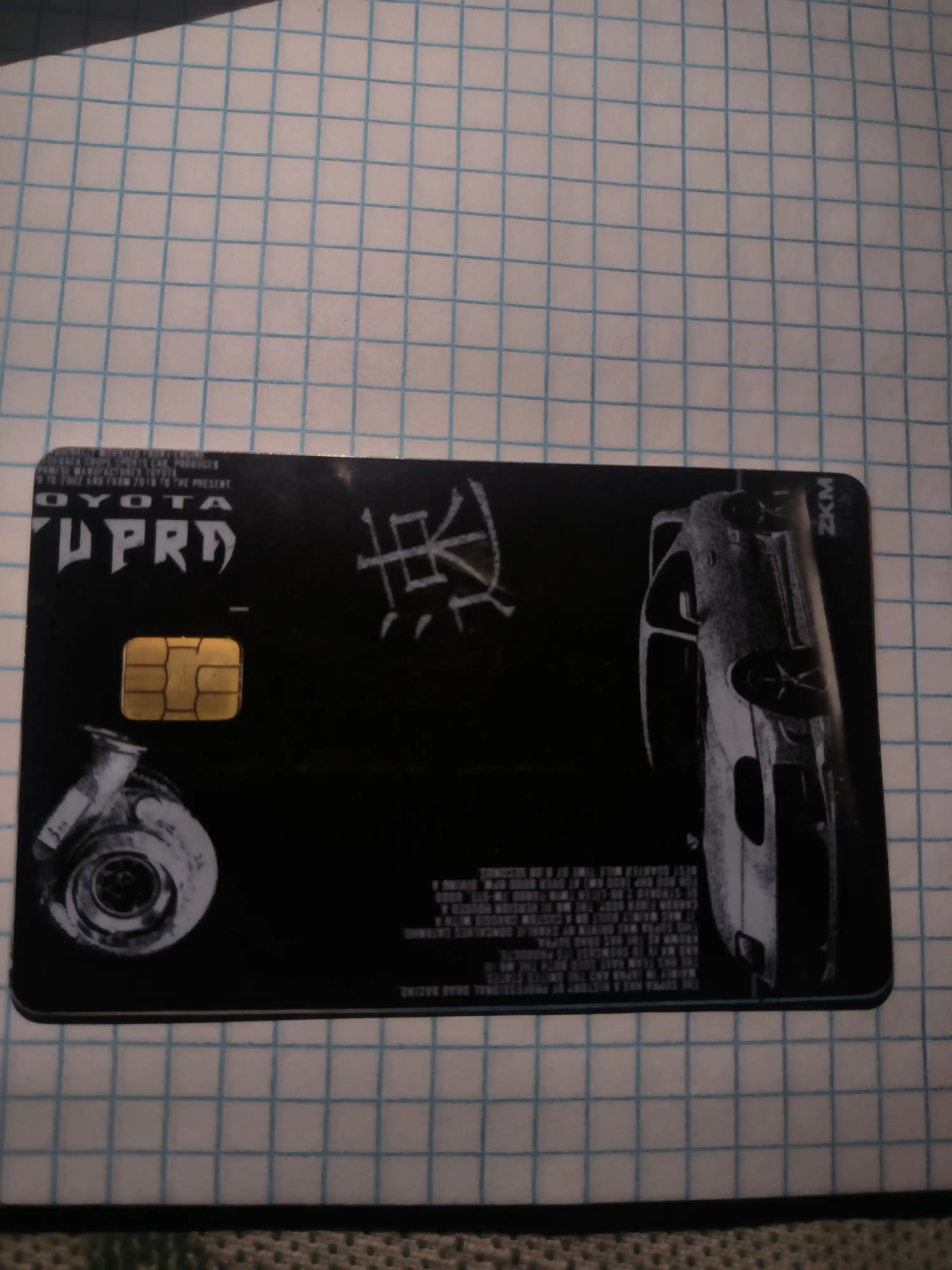 Bank kartasi va chipta stikerlari, Avtomobillar, BMW, Mercedes, Supra, Toyota