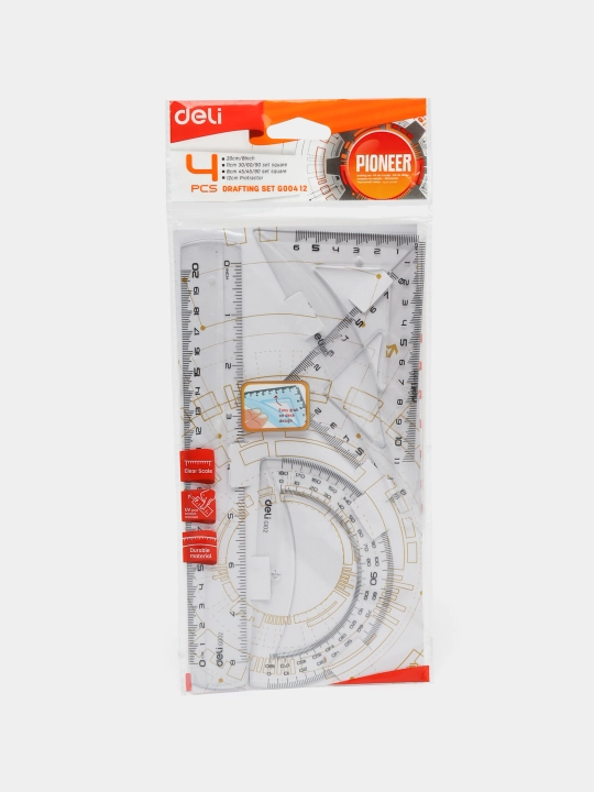 Линейка Deli EG00412, 20 см - 