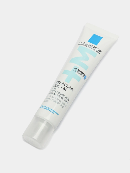 Uch marta tuzatuvchi krem jeli, la ROCHE-POSAY EFFACLAR DUO + M, nomukammallikka qarshi, 40 ml