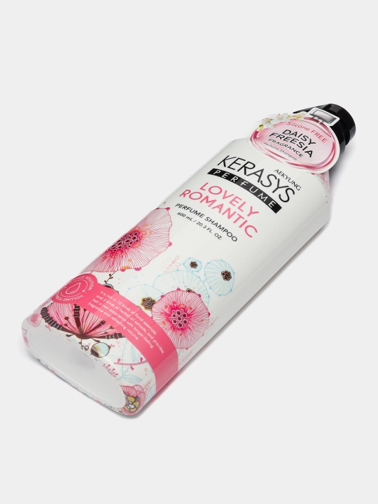 Sochlar uchun shampun Kerasys Lovely & Romantic, parfyumeriyali, 600 ml