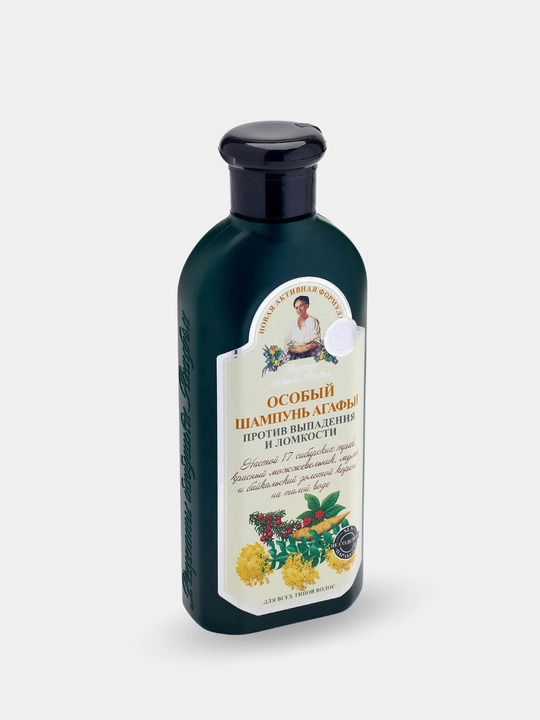 Soch to'kilishiga qarshi shampun Рецепты бабушки Агафьи, zaiflashgan sochlar uchun, 350 ml