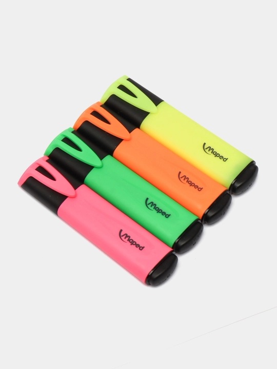Маркер текстовой Maped Fluo Pep's Classic, 4 шт