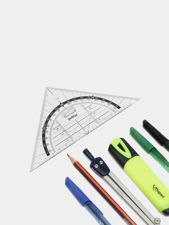 Письменный набор Maped Exam Pack, 10 предметов