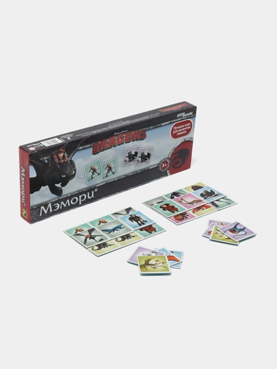 Stol o'yini Step puzzle Memori Ajdarlar DreamWorks 80206 - 