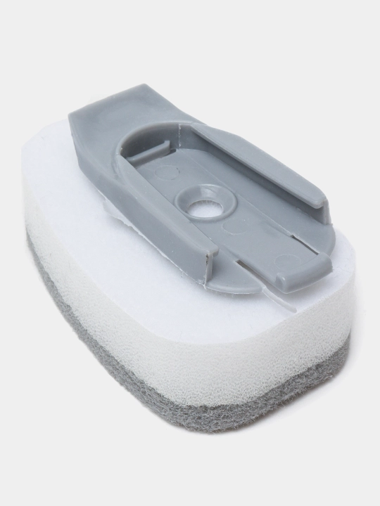 Щетка для посуды с дозатором, для моющего средства и сменными насадками
