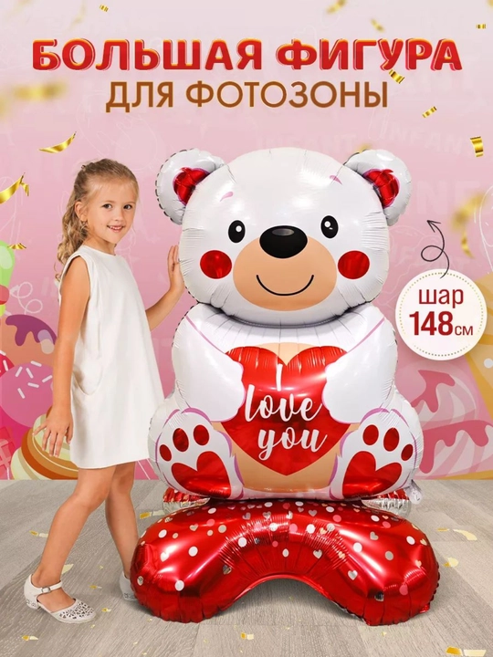 Фольгированные шары, на детский праздник, день рождения, для украшения фотозоны - 