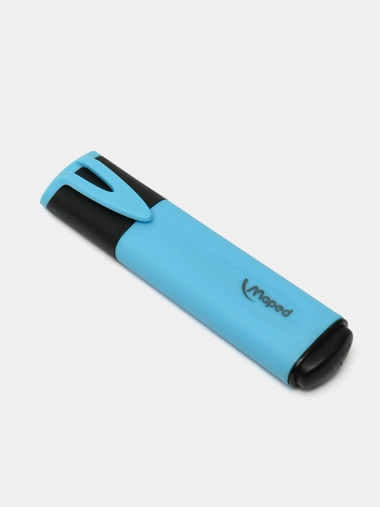 Matn uchun marker Maped Fluo Peps 742530, ko'k rangli