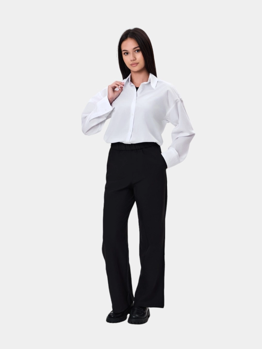 TERRA PRO ayollar klassik rubashkasi, oversize AW24WES-21031