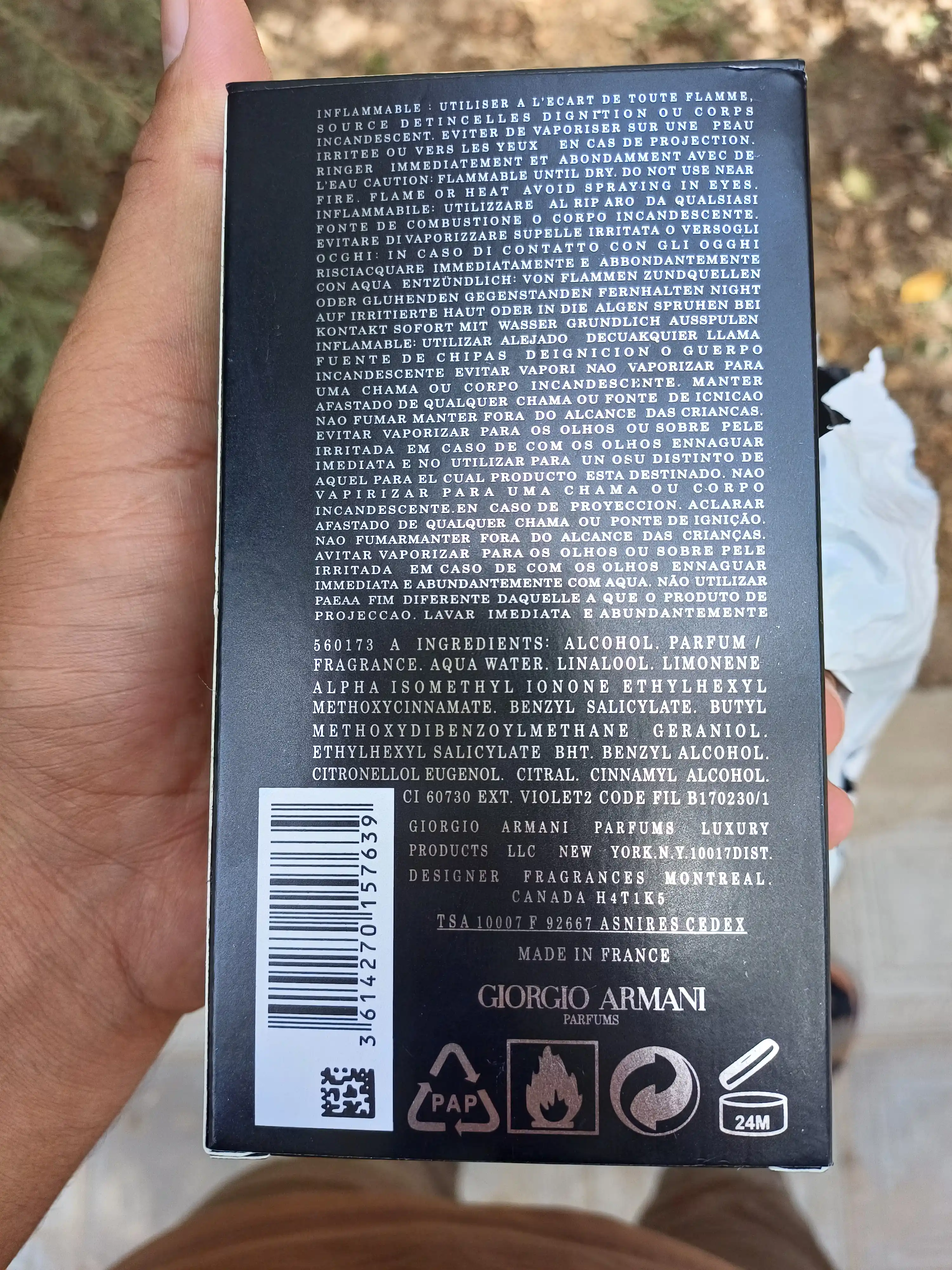 Erkaklar atiri Acqua di Gio, 125 ml