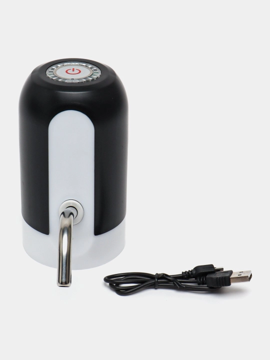 Помпа электрическая для питьевой воды, с USB-зарядкой, бутыль от 1.5 до 20 литров