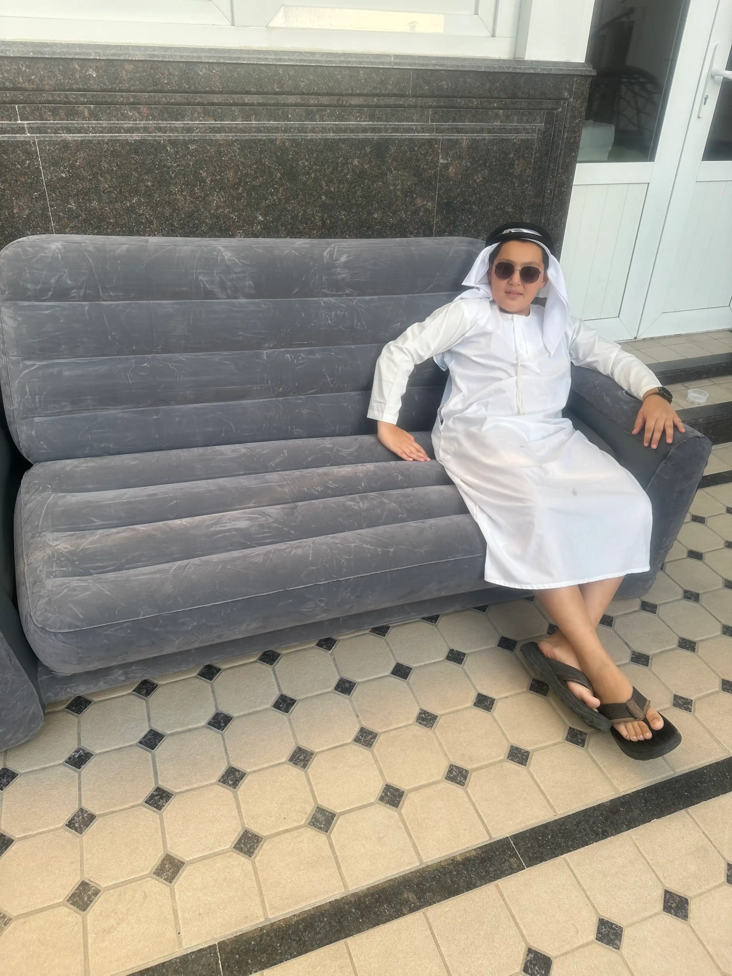 Надувной диван-трансформер Pull-Out Sofa Intex 66552, 224 * 203 * 66 см