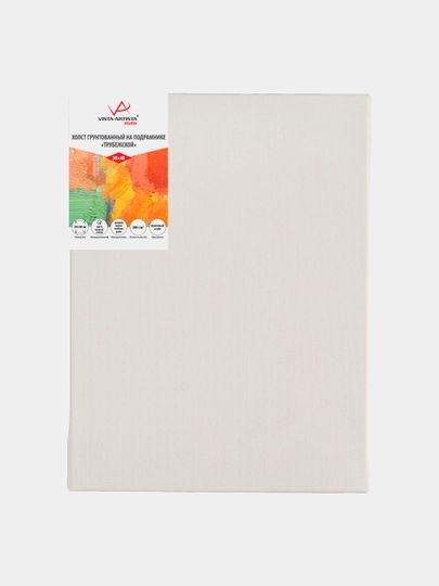 Холст грунтованный на подрамнике Vista-Artista ACMG-3040, 40 см, 380 г/кв.м — GTRAD-P10A362-СИНИЙ